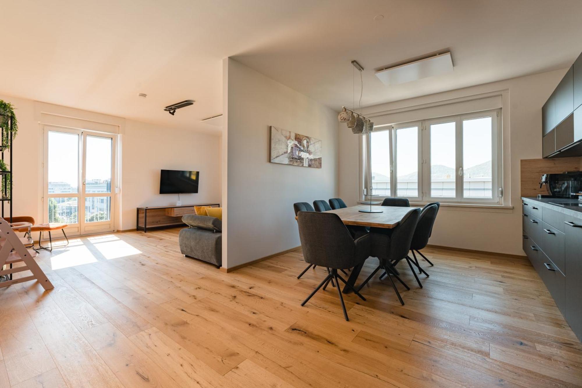 Tamliving Center Luxury 4 Rooms Smart Tv Kitchen Great View 그라츠 외부 사진